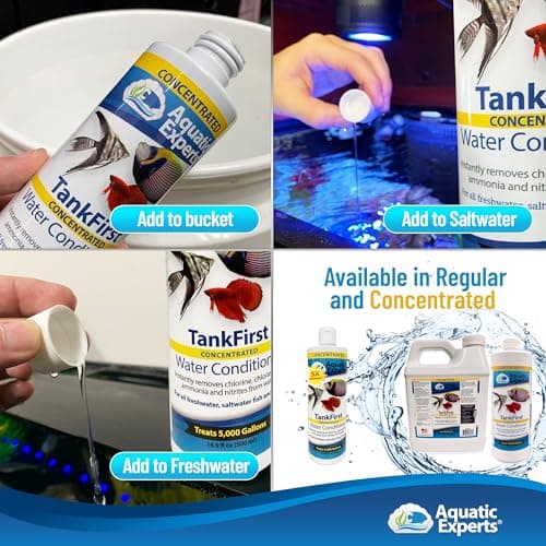 TankFirst Complete Water Conditioner - Removes Chlorine, Chloramines, & detoxifies Ammonia (500 ml)