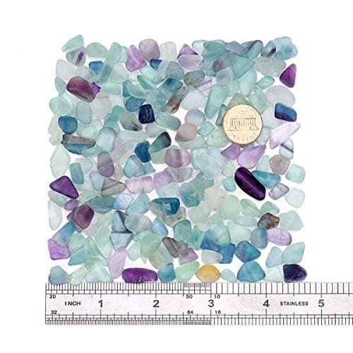 WAYBER Natural Quartz Pebbles, 2 Lbs Aquarium Gravel & Vase Decor