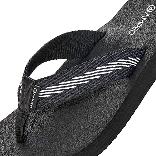 Ampeo Women's Arch Support Flip Flops Summer Beach Sandals