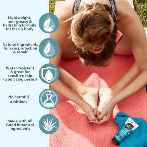 All Good Sport Mineral Sunscreen Lotion, SPF 30+, Reef Friendly, 2-Pack (3 oz)