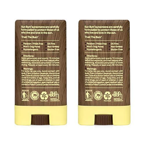 Sun Bum Original SPF 30 Face Stick - Vegan, Reef Friendly, Broad Spectrum Sunscreen