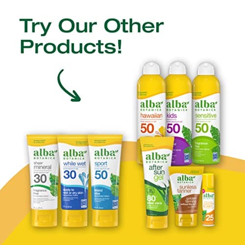 Alba Botanica Sensitive Sunscreen Spray, SPF 50, Fragrance-Free, 5 fl. oz.
