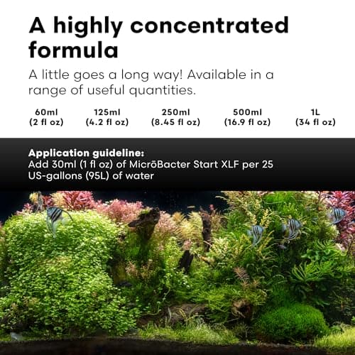 Brightwell Aquatics MicroBacter Start XLF - Nitrifying Bacteria for Fish Tanks - 4.22 fl oz