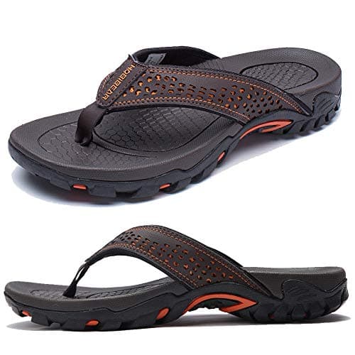 KIIU Mens Thong Sandals for Beach and Beyond