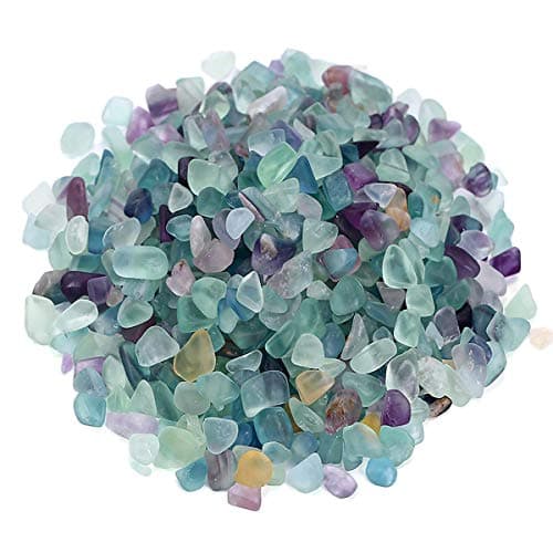 WAYBER Natural Quartz Pebbles, 2 Lbs Aquarium Gravel & Vase Decor