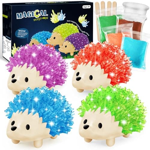 Sdaymol Crystal Growing Kit for Kids - Hedgehog Shapes in 24 HoursSTEM Science Experiments