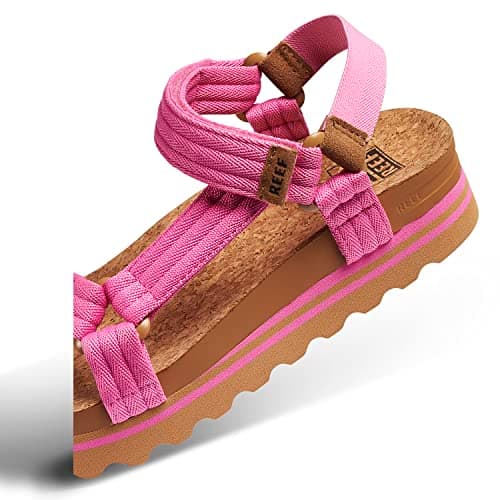 REEF Women's Rem Hi Platform Sandal, Arch Support & Adjustable Strap