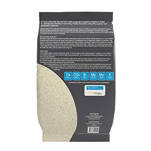 Aqua Natural Oolitic Aragonite Sand 10lb for Reef Tanks
