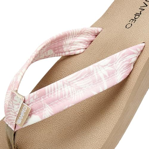 Ampeo Women's Arch Support Flip Flops Summer Beach Sandals