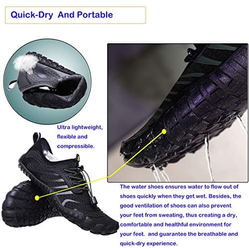 Ziitop Men's & Women's Water Shoes - Quick Dry, Aqua Sports💖