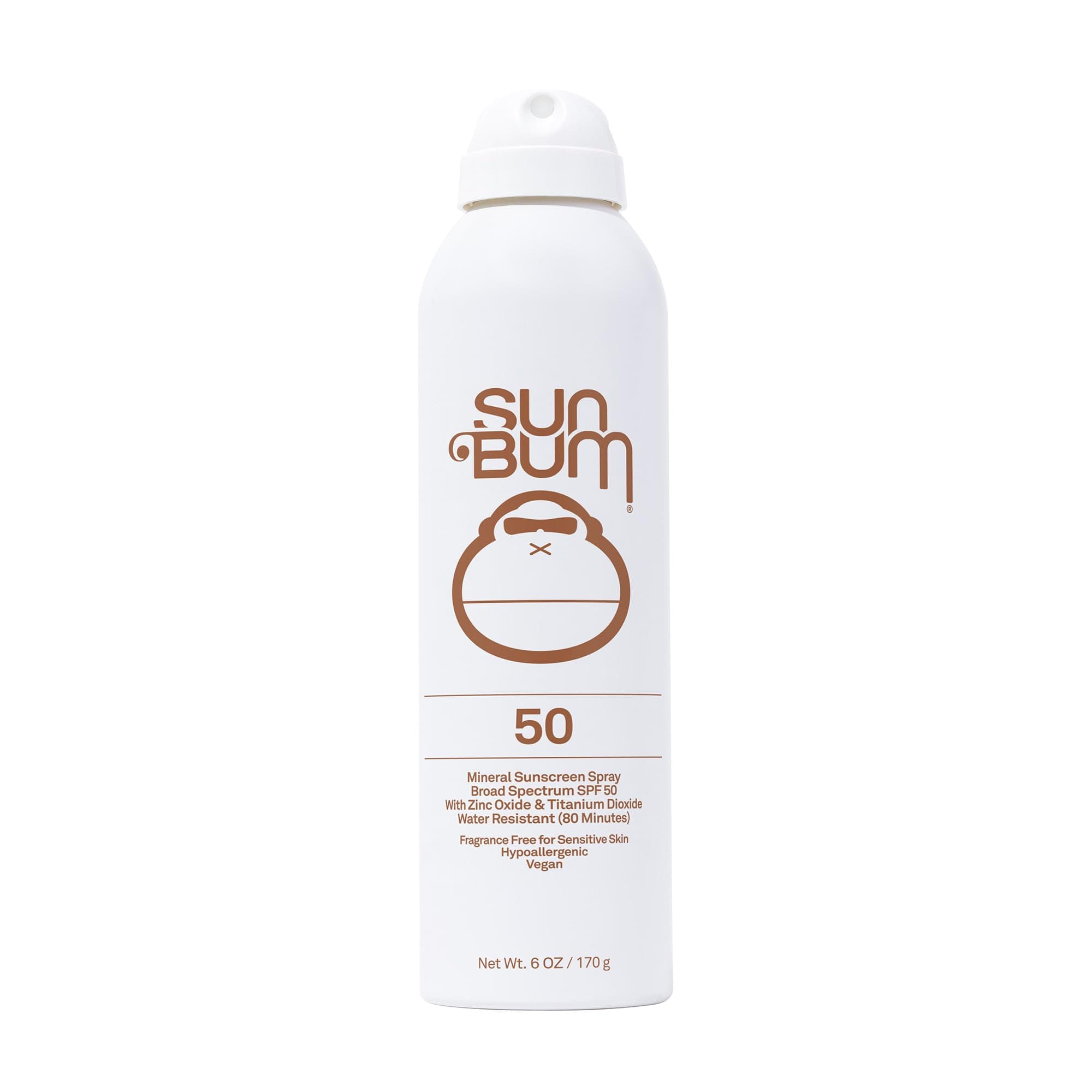 Sun Bum Mineral SPF 50 Water-Resistant Sunscreen - Hawaii Compliant (No Octinoxate, Oxybenzone) - 6 oz