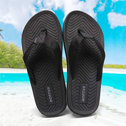 NORTIV 8 Men's Comfortable Light Weight Flip Flops