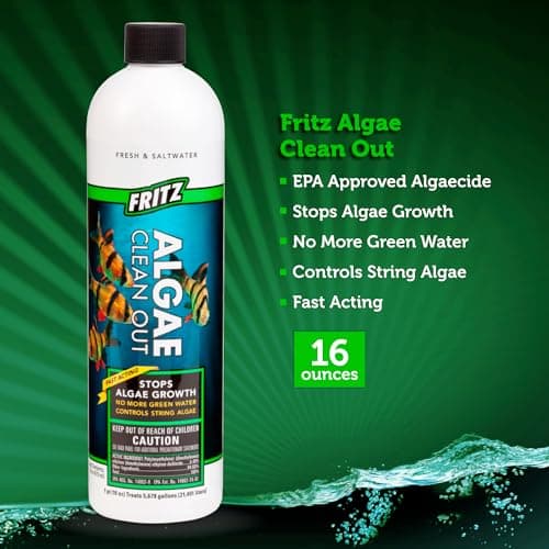 Fritz Aquatics Algae Clean-Out for Fresh & Salt Water Tanks, 16 oz
