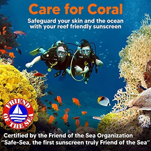 Safe Sea Zinc Oxide SPF 50 Mineral Face Sunscreen | Anti-Jellyfish Sting, 2 oz (60ml)