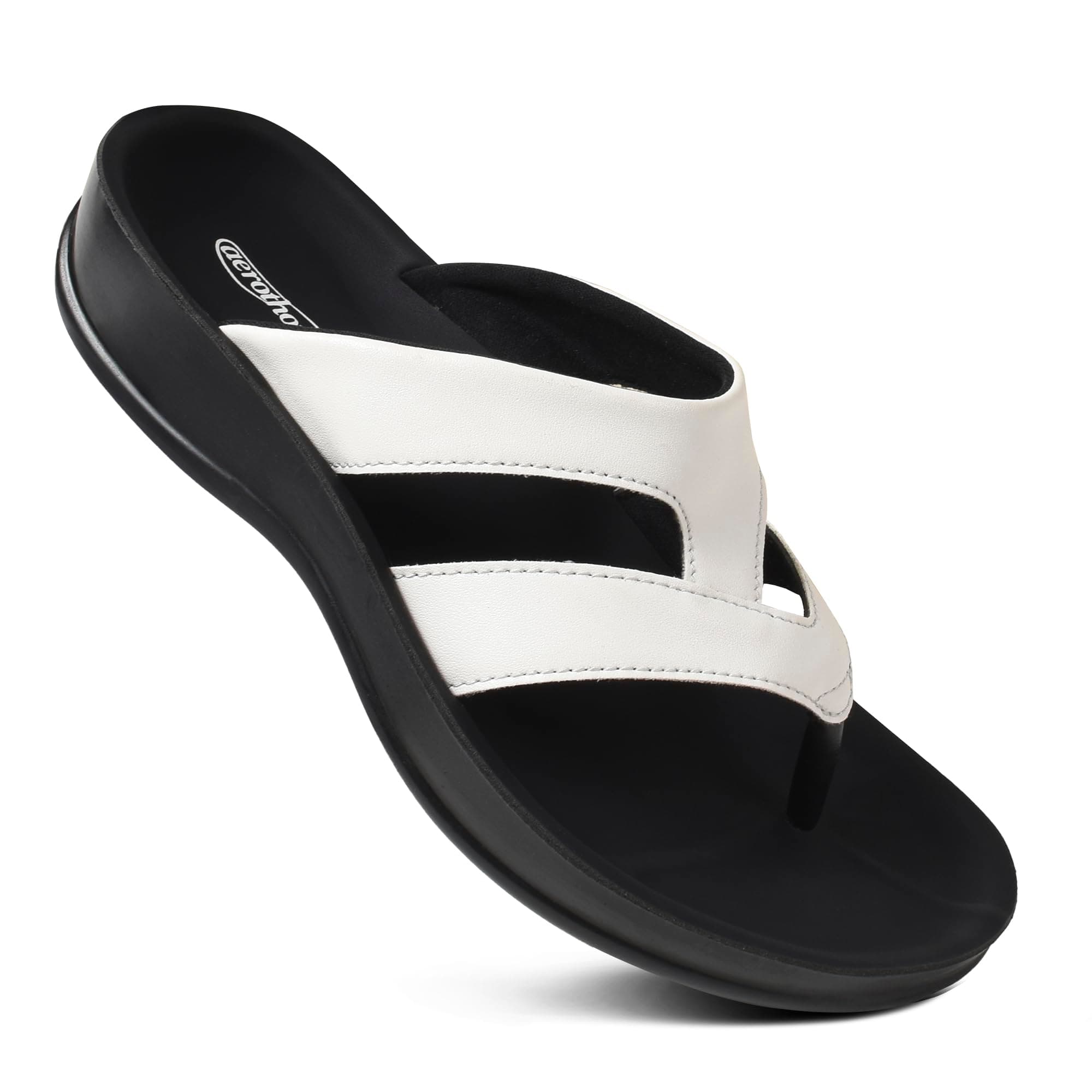AEROTHOTIC Women's Strappy Arch Support Flip Flops Summer Essentials