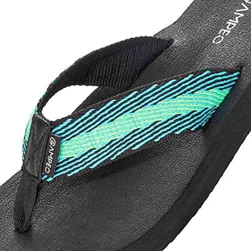 Ampeo Women's Arch Support Flip Flops Summer Beach Sandals