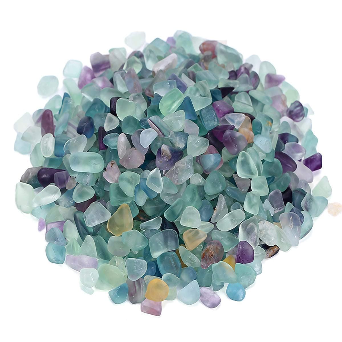 WAYBER Natural Quartz Pebbles, 2 Lbs Aquarium Gravel & Vase Decor