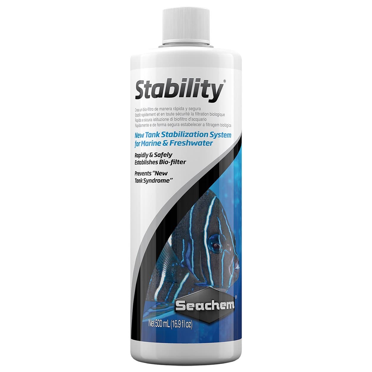 Seachem Stability Stabilizer for Fish Tanks, 16.9 Fl Oz