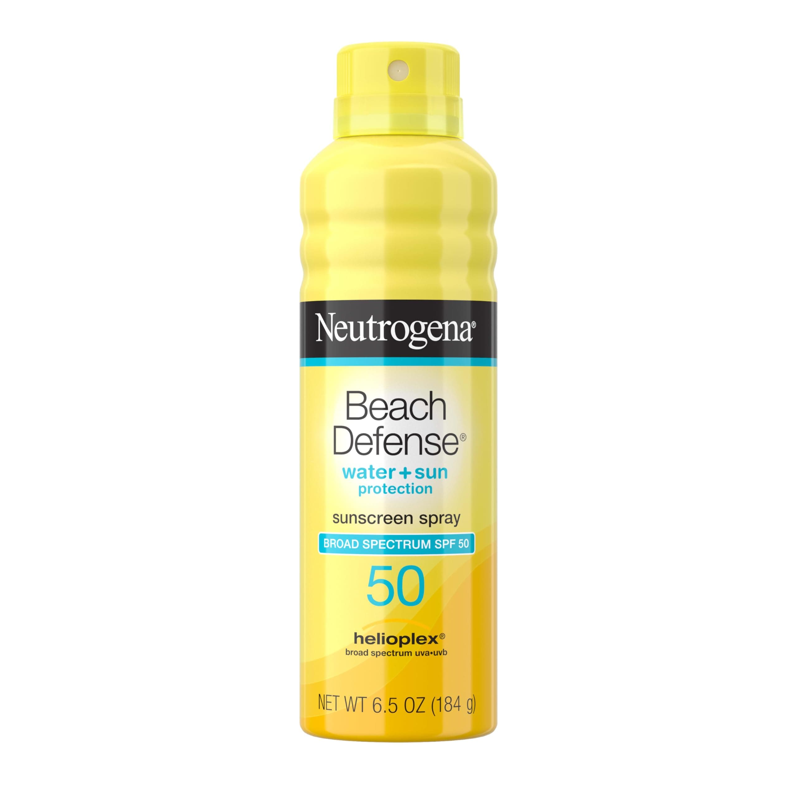 Neutrogena Beach Defense Body Spray SPF 50 Water Resistant Oil Free Sunscreen