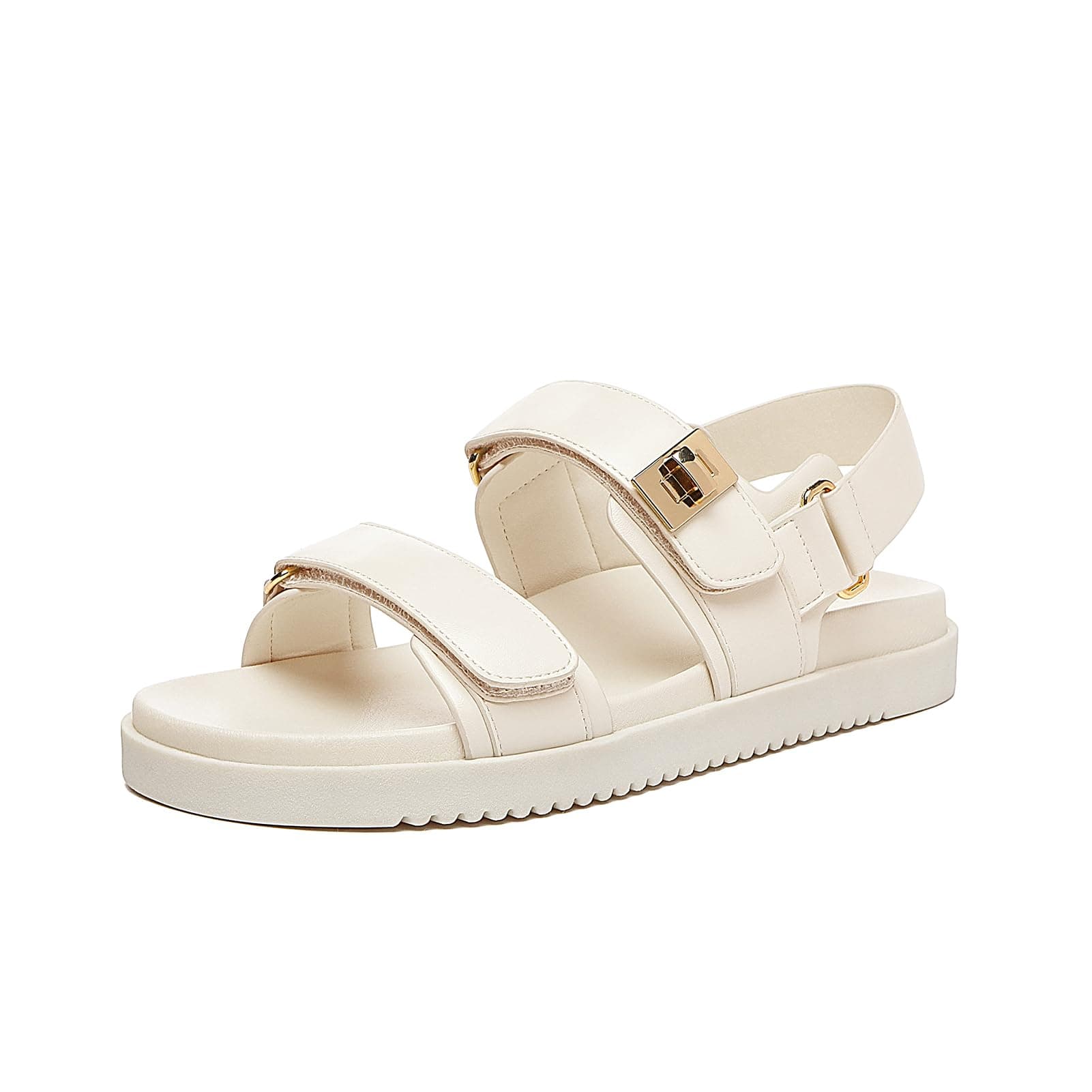 Rihero Women's Comfortable Flat Sandals with Adjustable Straps