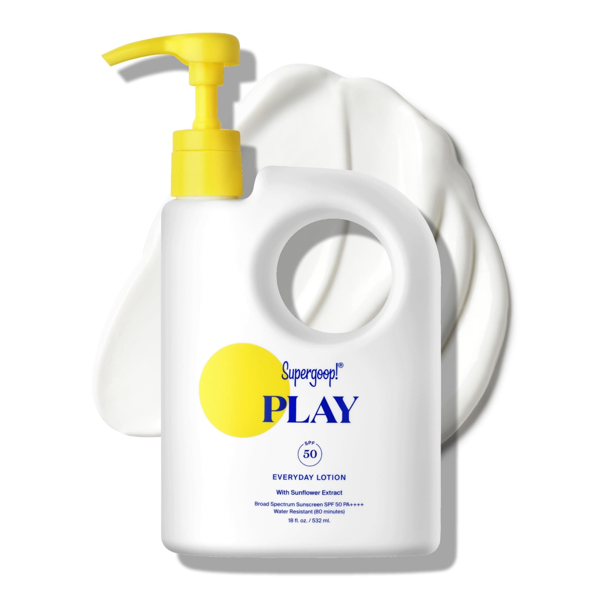 Supergoop! PLAY SPF 50 Everyday Lotion - Broad Spectrum Body & Face Sunscreen for Sensitive Skin
