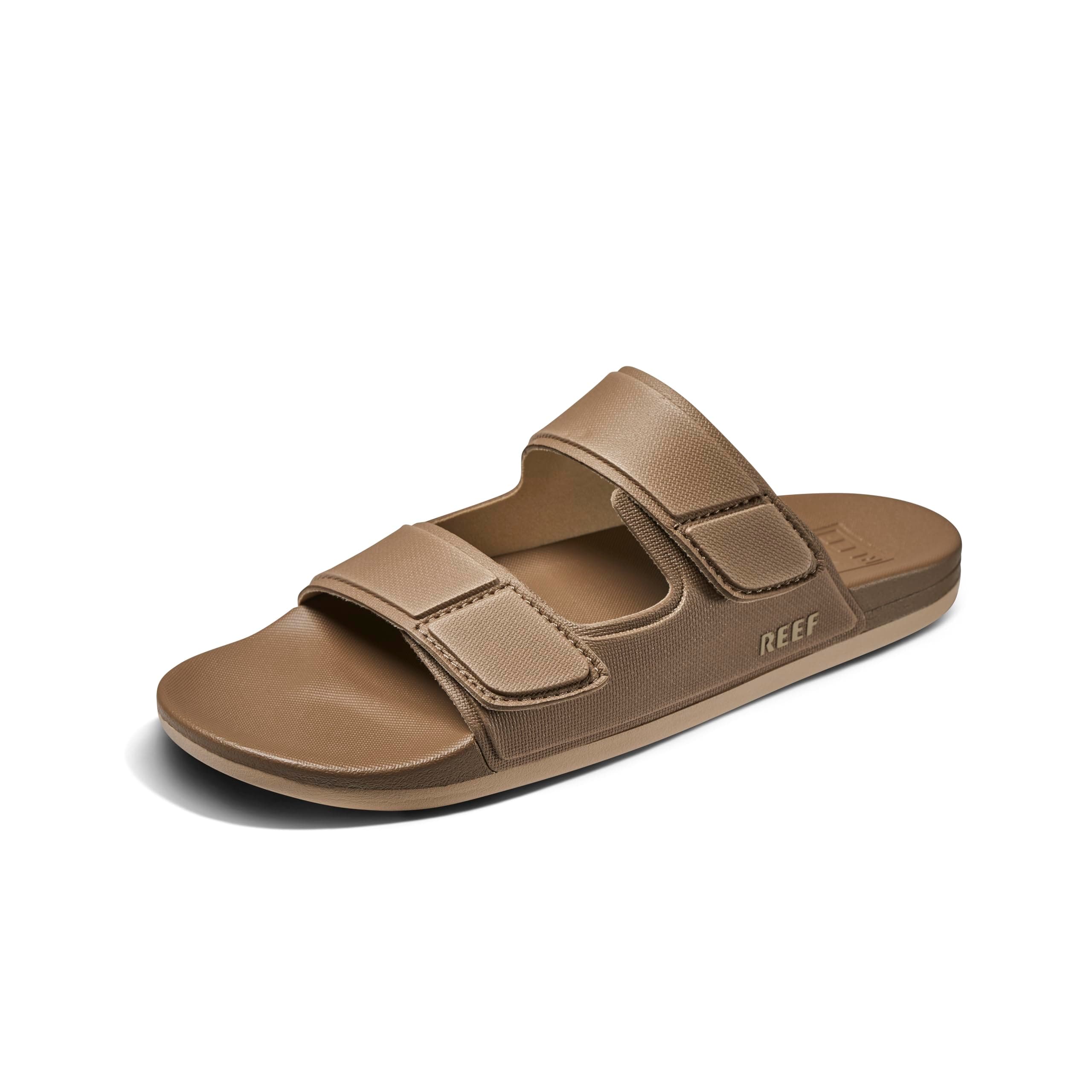 REEF Men's Tradewind Cushion Slides, Adjustable Straps, Ultra Soft Footbed