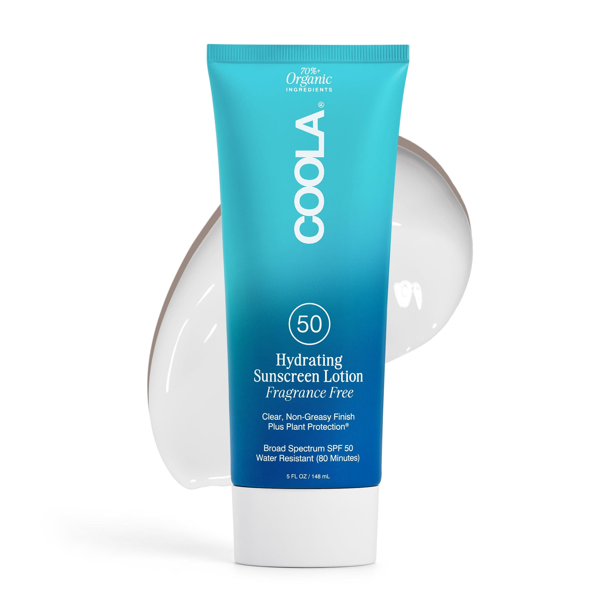 COOLA Organic SPF 50 Sunblock Body Lotion, Dermatologist Tested
