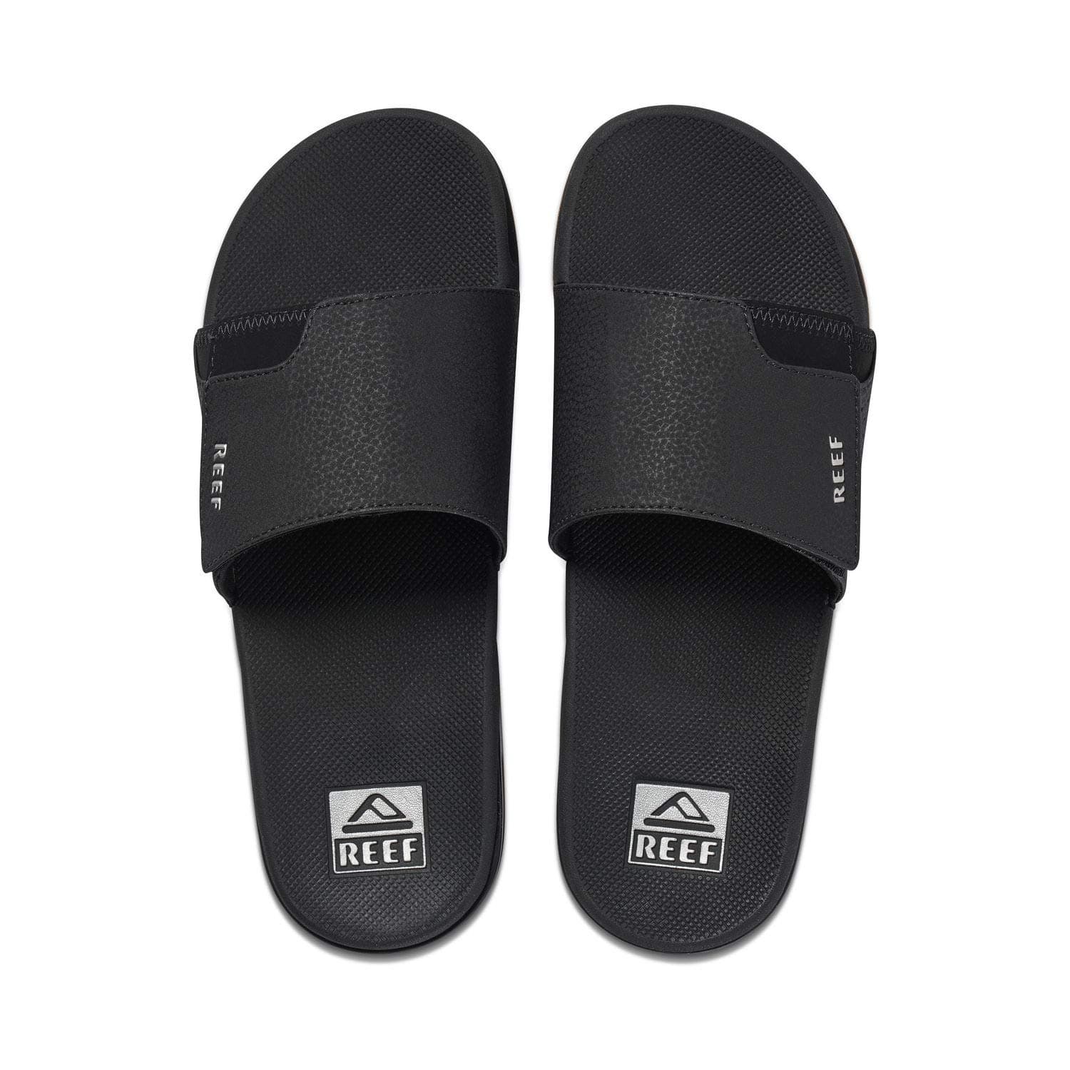REEF Men's Fanning Slide Sandal - Arch Support, Durable Outsole, Water Friendly