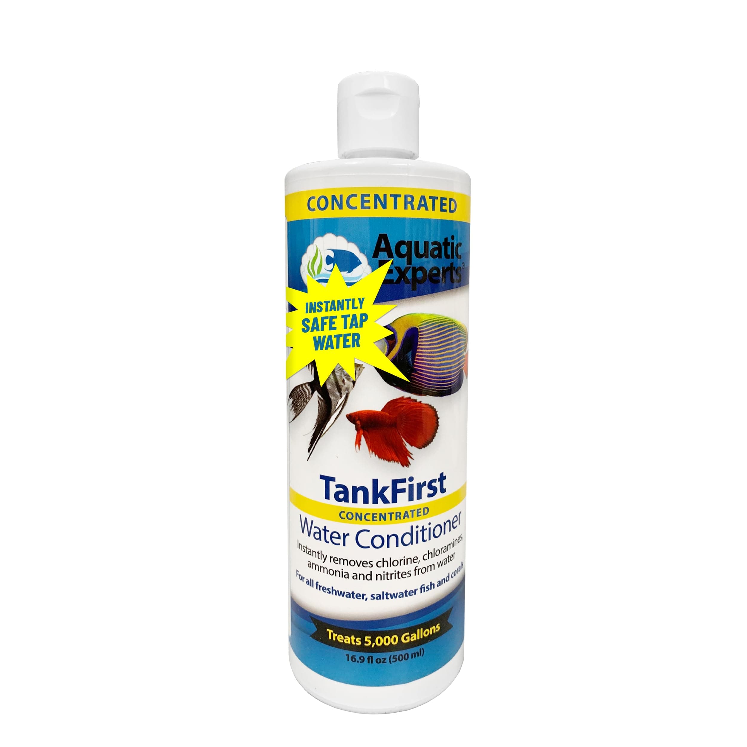 TankFirst Complete Water Conditioner - Removes Chlorine, Chloramines, & detoxifies Ammonia (500 ml)