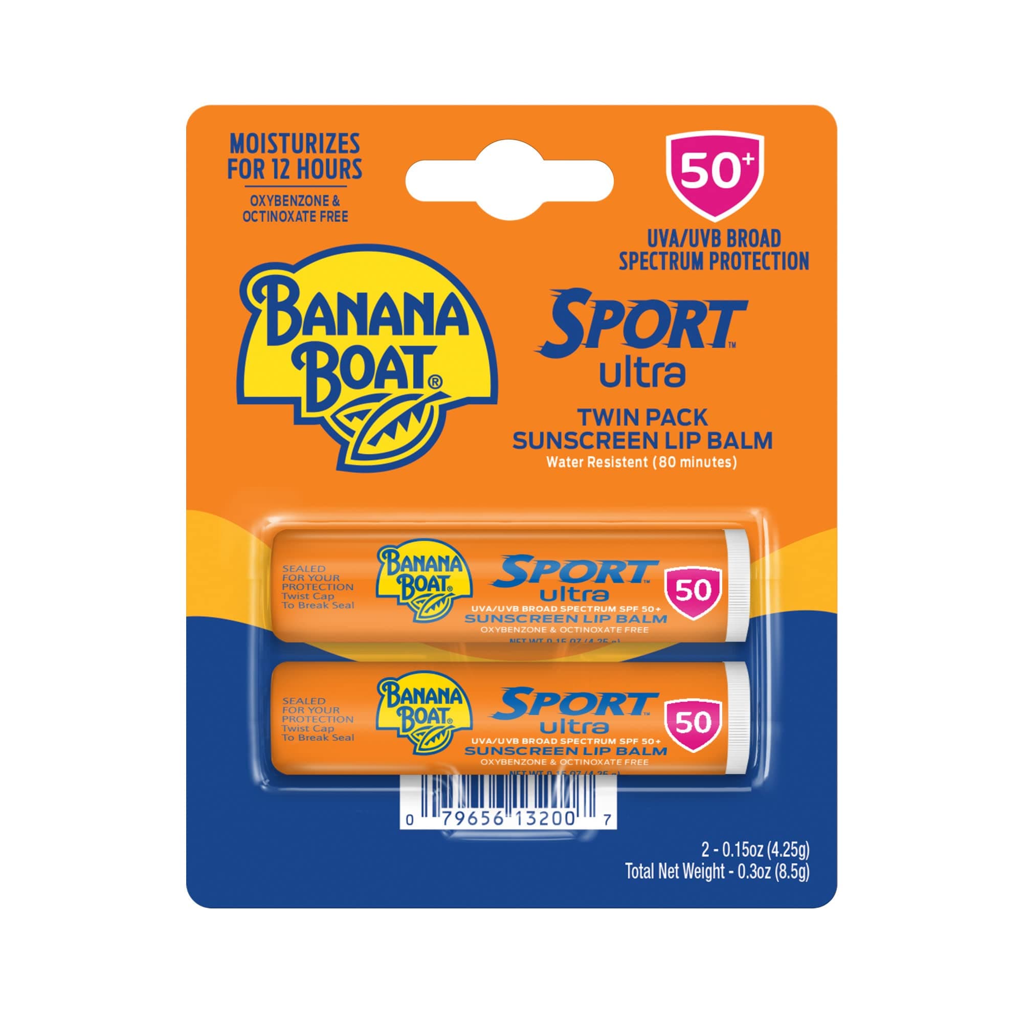 Banana Boat Sport Ultra SPF 50 Lip Sunscreen 2 Pack