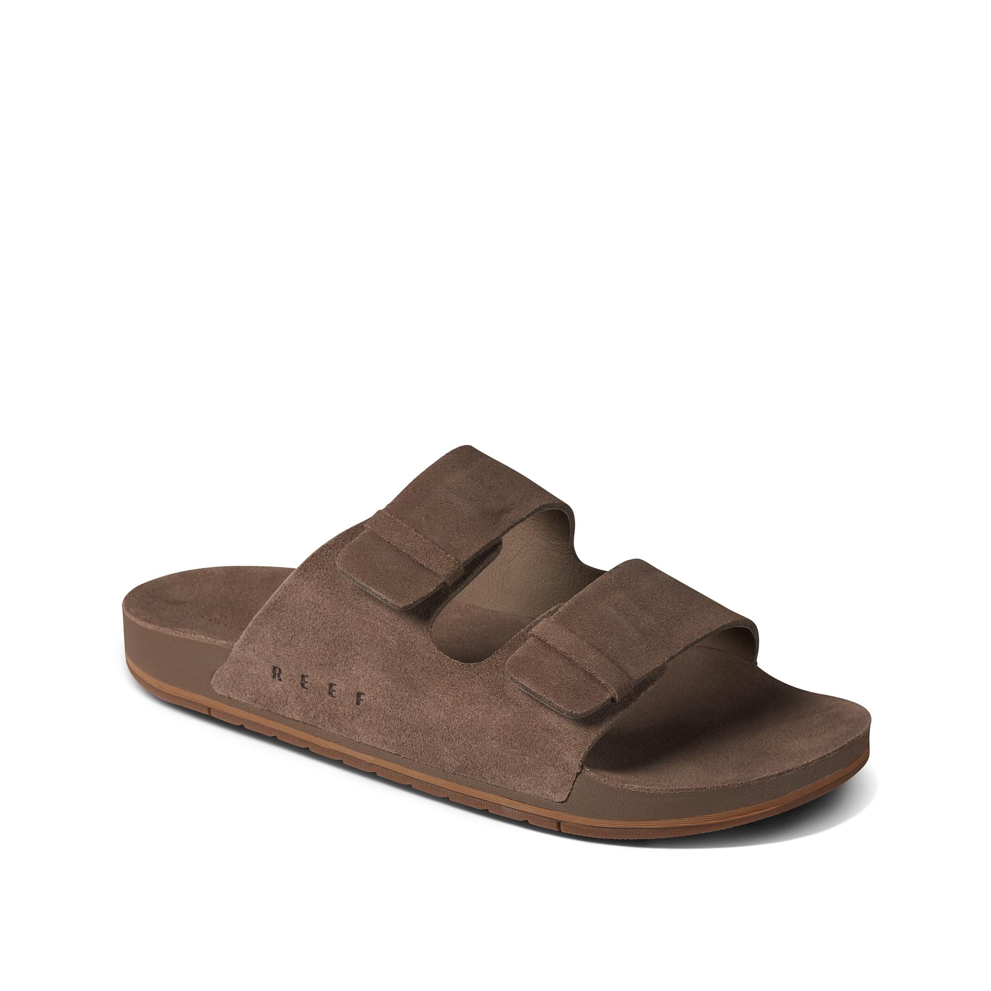 REEF Ojai Two Bar Women's Slide Sandal, Premium Leather, Soft Cushion Comfort
