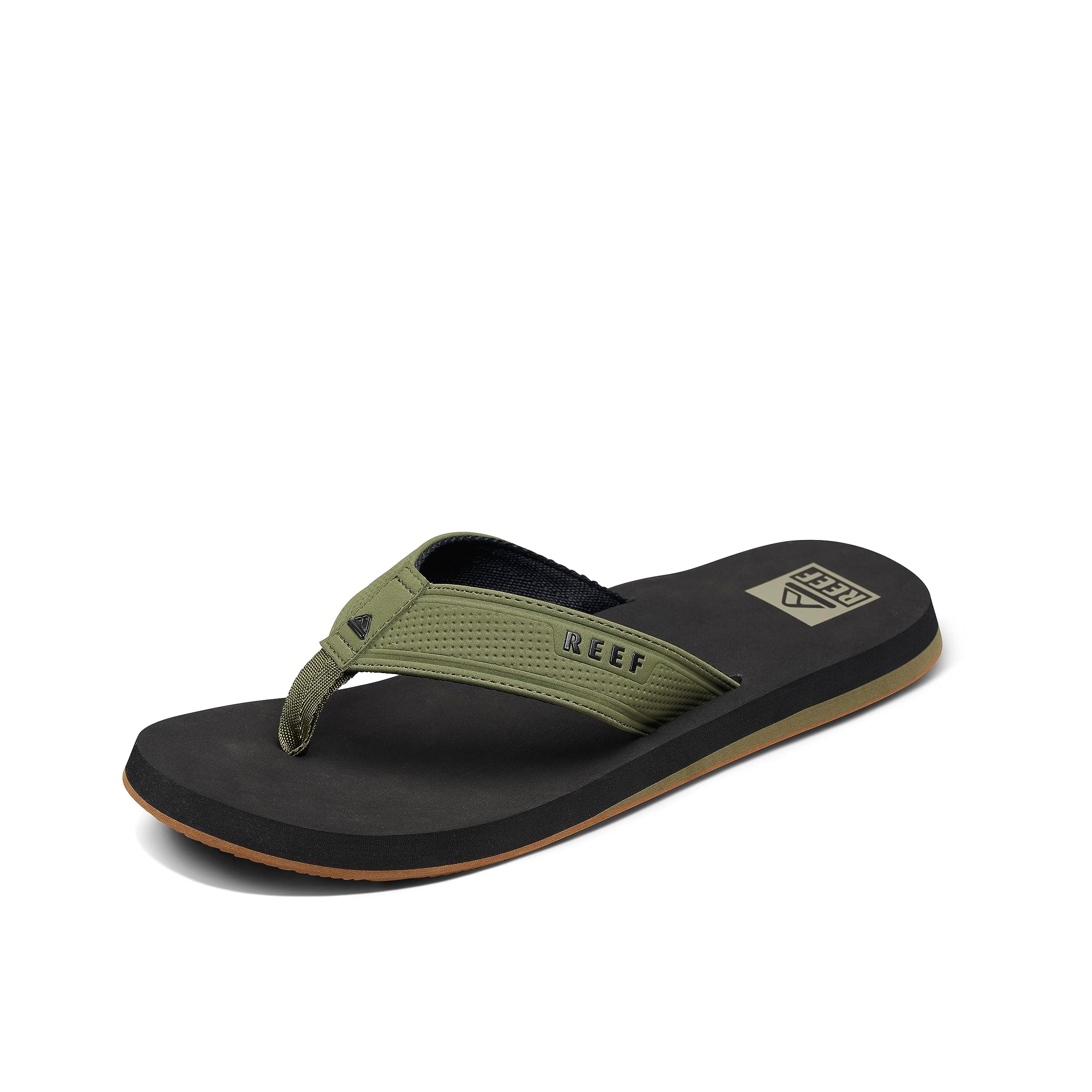 REEF Men's Layback Flip Flop Sandal, Arch Support, Water Friendly