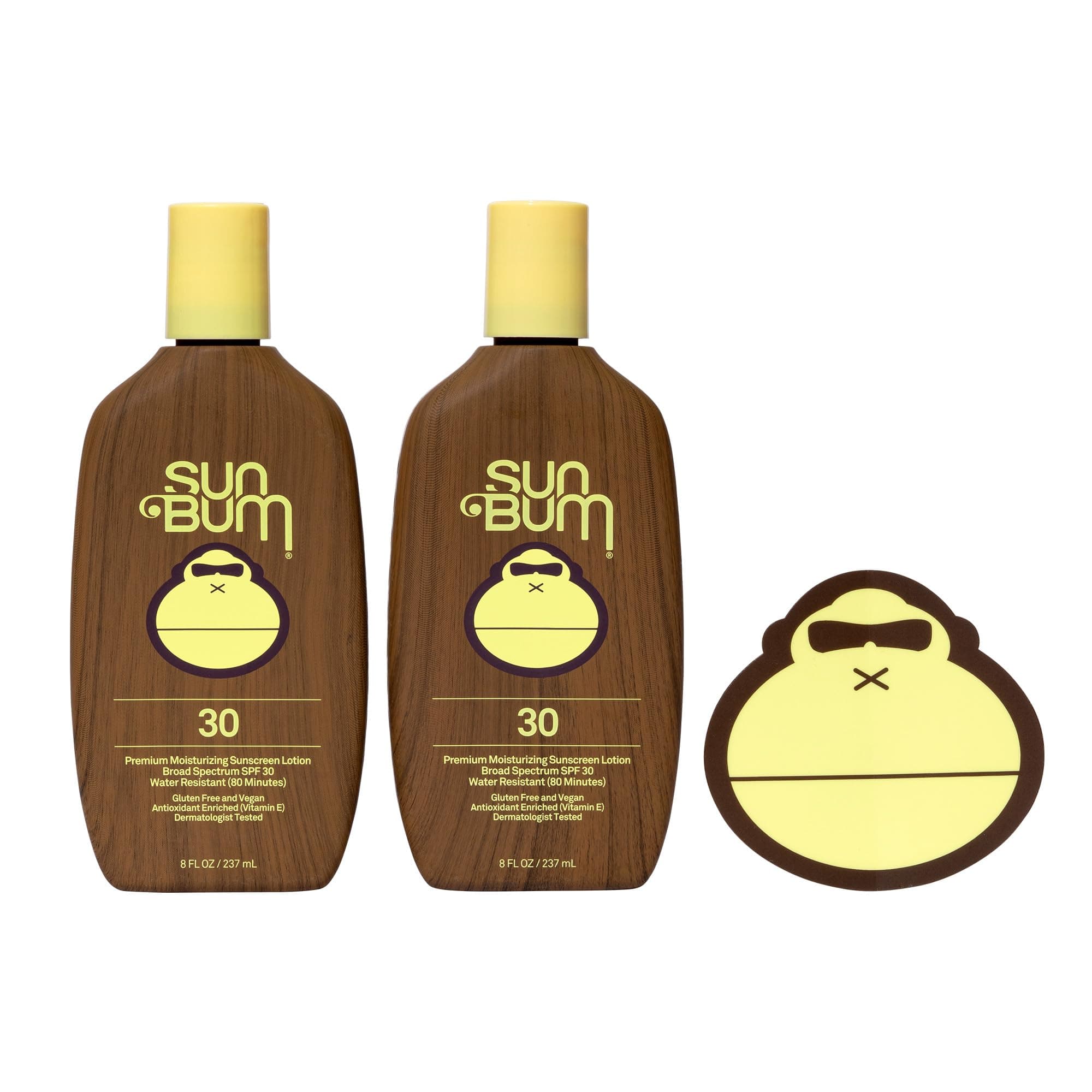 Sun Bum Original SPF 30 Moisturizing Sunscreen, Vegan & Hawaii 104 Compliant, 8oz, 2 Pack