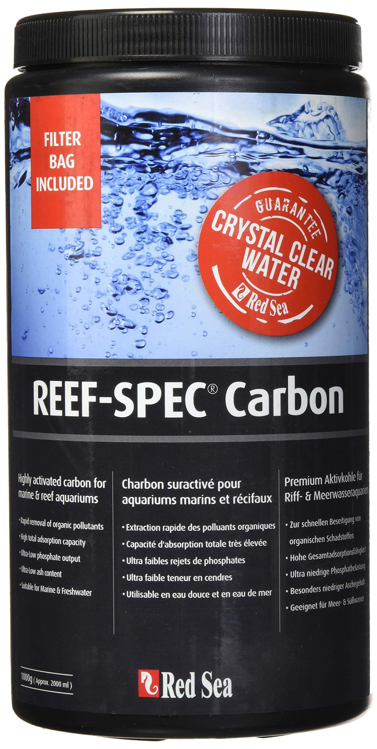 Red Sea Reef Spec Carbon Aquarium Filter Media (2000 mL)