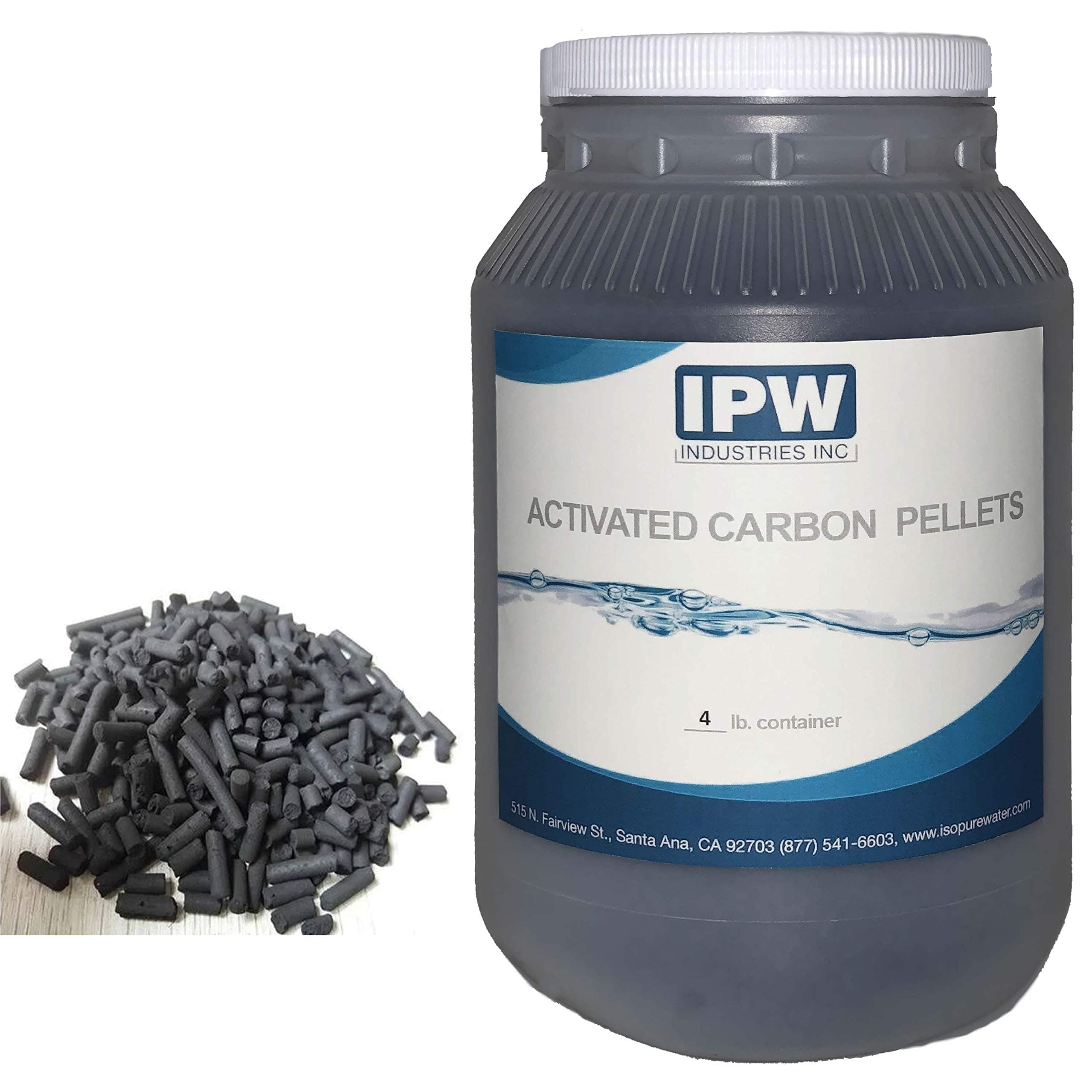 IPW Industries 4 lbs Activated Charcoal Pellets for Aquarium Purification