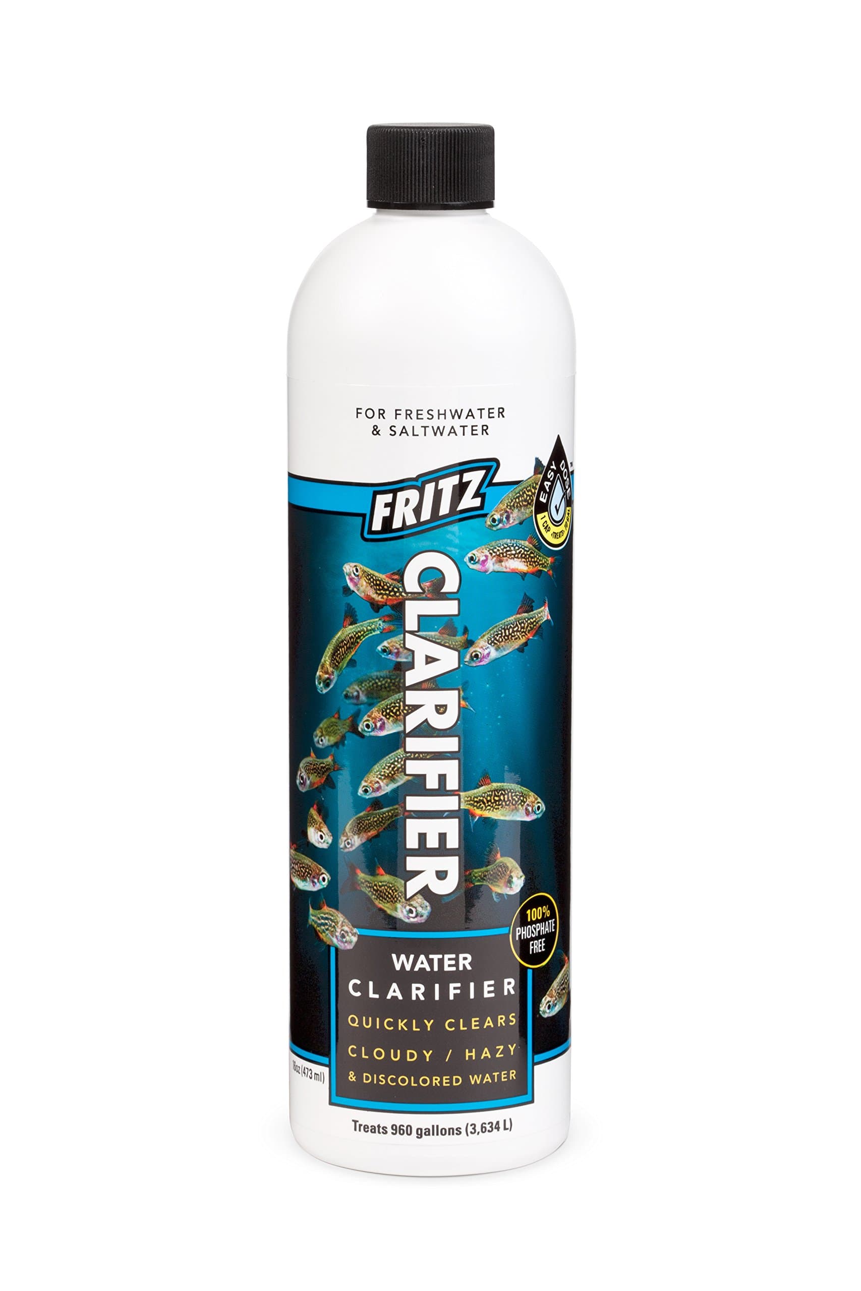 Fritz Aquatics Water Clarifier 16-Ounce for Fresh & Salt Water Aquariums