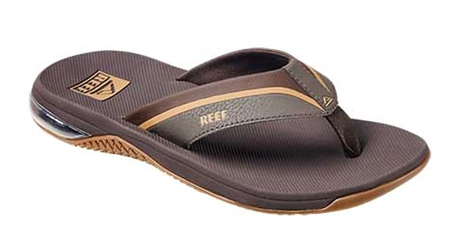 REEF Men's Water Friendly Flip Flop with Cushioning Heel Airbag