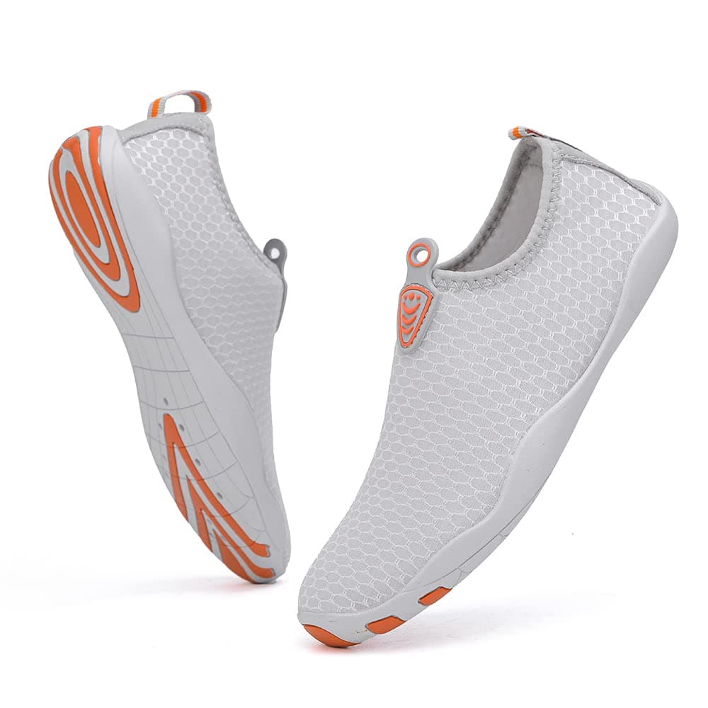 Vsufim Quick-Dry Water Sports Barefoot Shoes & Aqua Socks for Swimmers, Beach, Pool, Surf, Yoga (Men & Women)