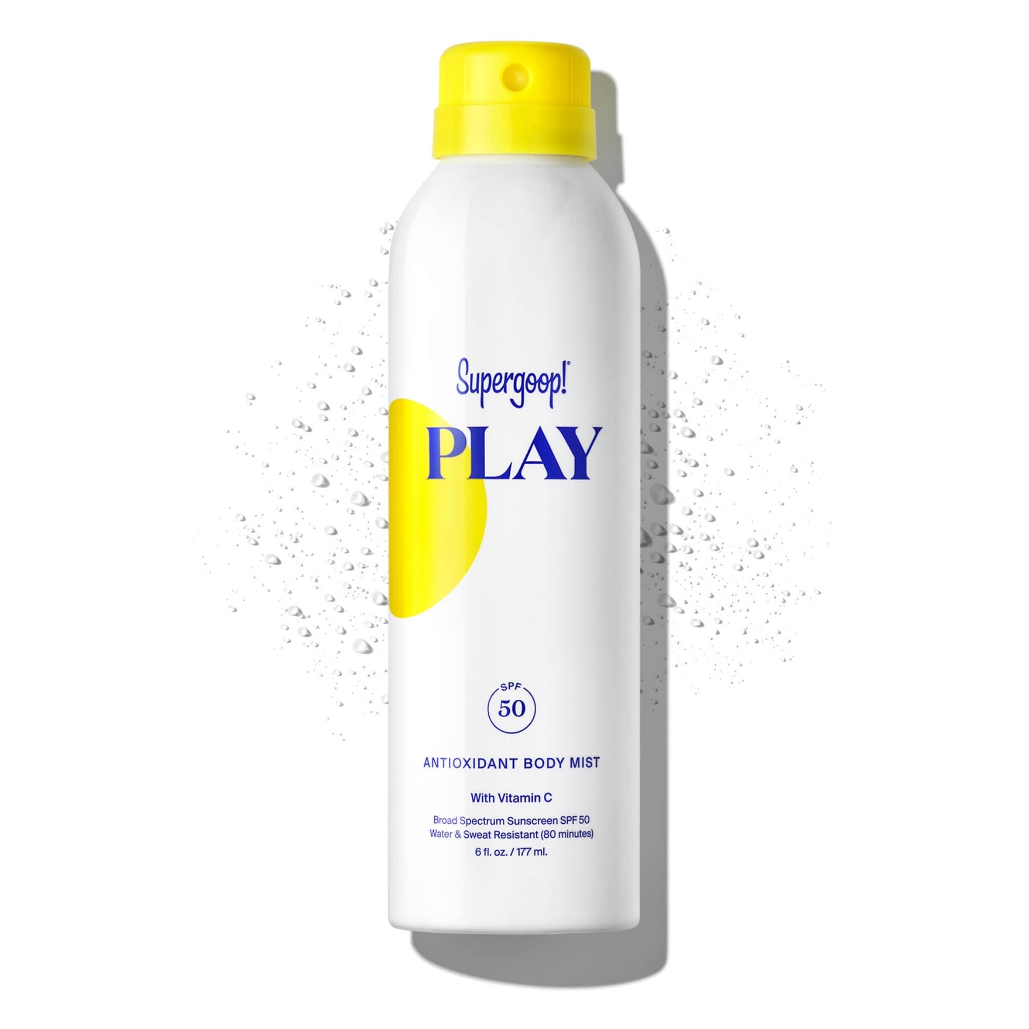 Supergoop! PLAY Antioxidant Body Mist SPF 50 PA++++ - Vitamin C, 6 ozSunscreen for Sensitive Skin