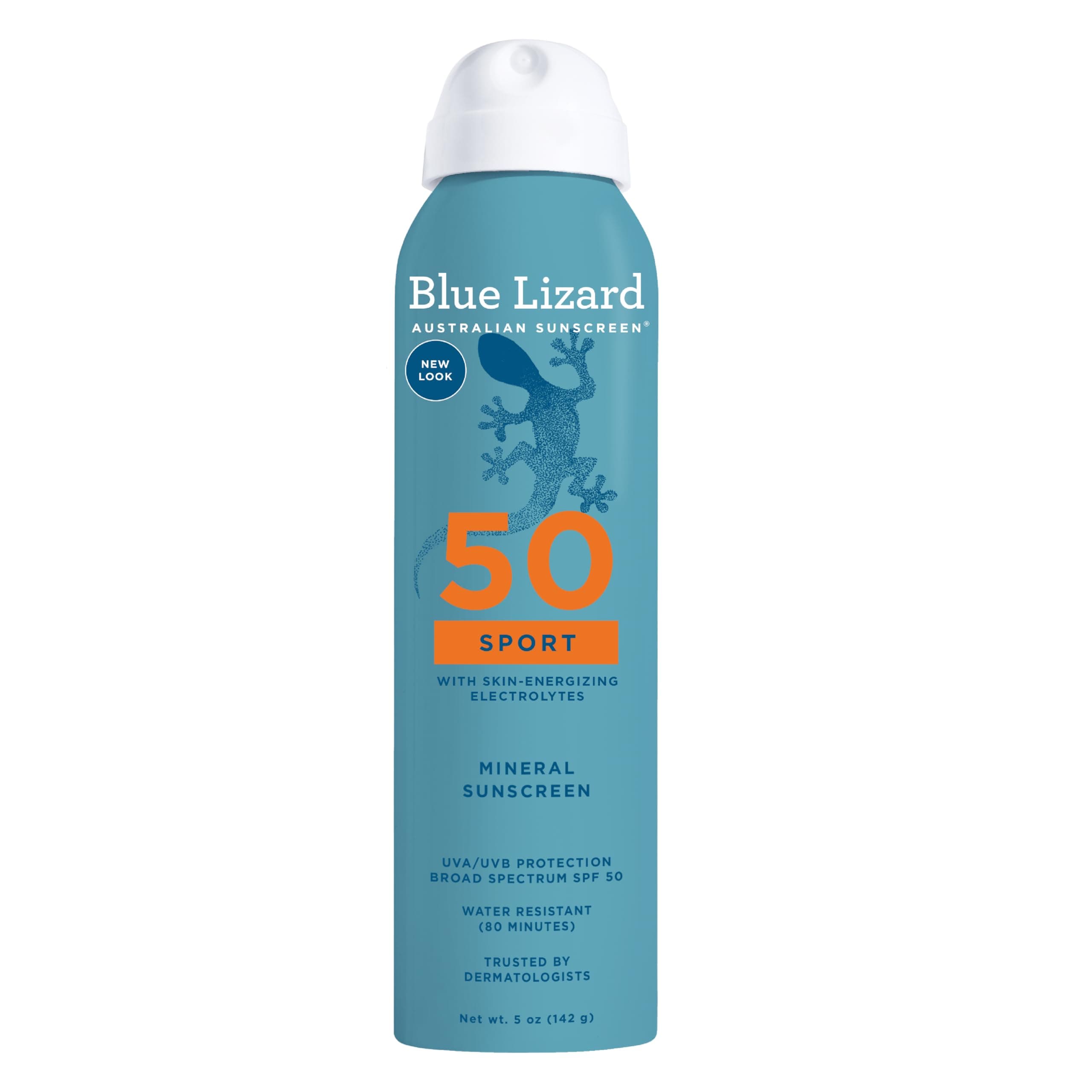 BLUE LIZARD Sport Mineral Sunscreen SPF 50+ Broad-Spectrum UVA/UVB Protection