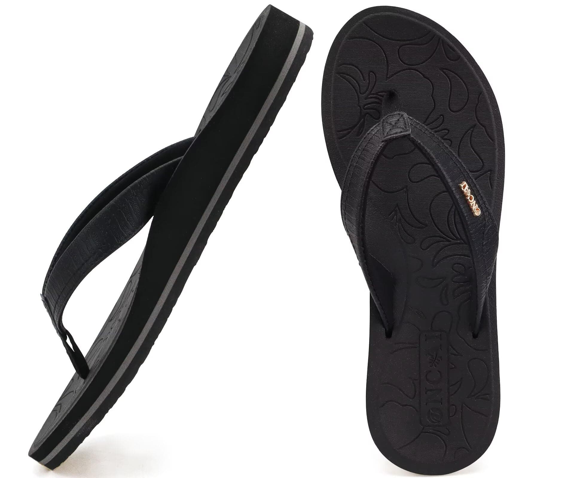 ONCAI Women's Comfortable Summer Flip Flops with Arch Support