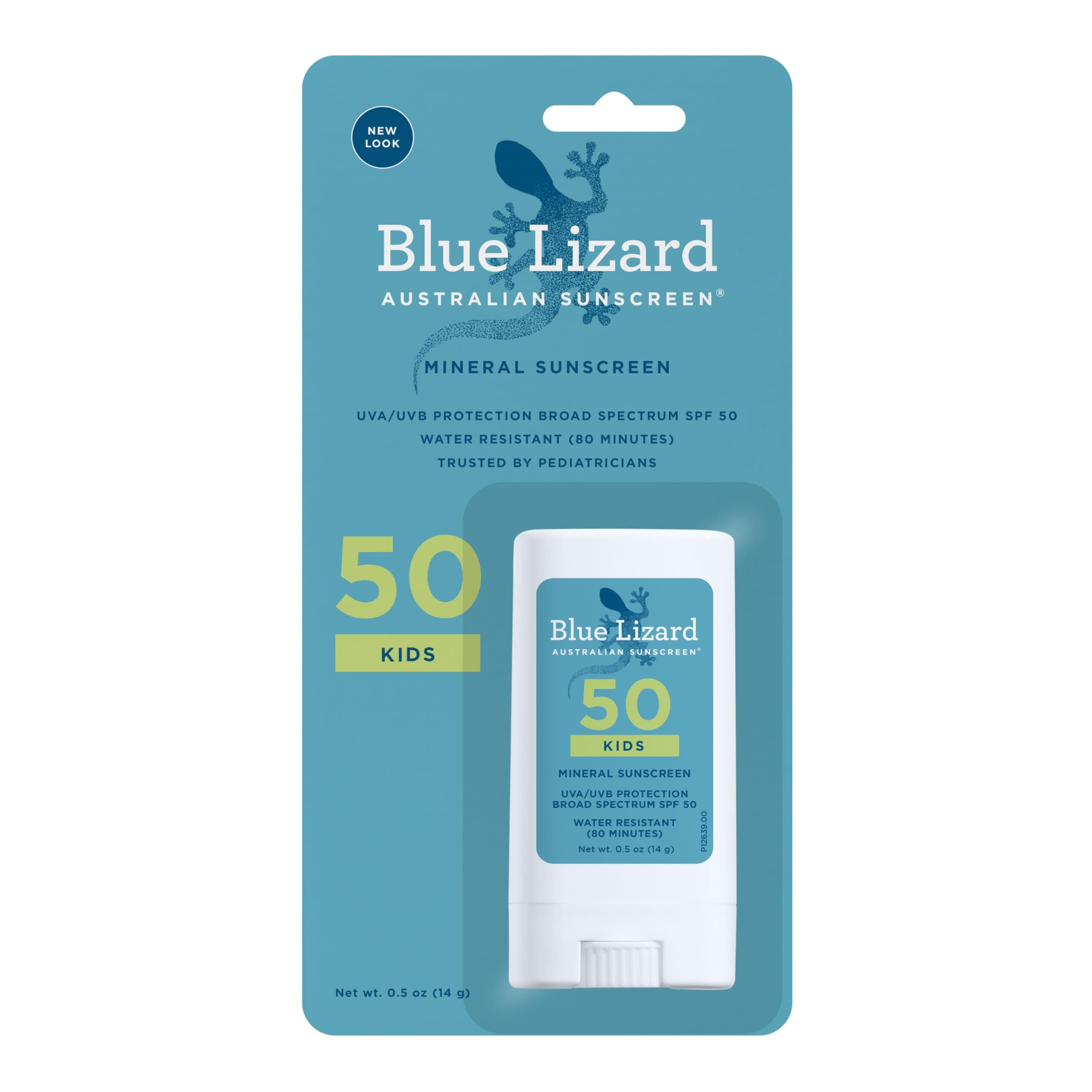 Blue Lizard Mineral Sunscreen Stick SPF 50+ UVA/UVB Protection, Water Resistant, Fragrance Free